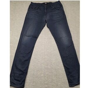 7 For All‎ Mankind Mens Paxtyn Luxe Sport Skinny Jeans Dark Indigo 36x32